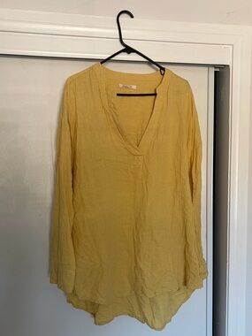 Rip Curl Mustard Yellow Tunic Shirt